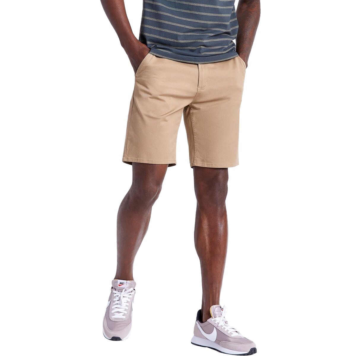 Brixton Choice Chino Short - Men's Khaki, 36