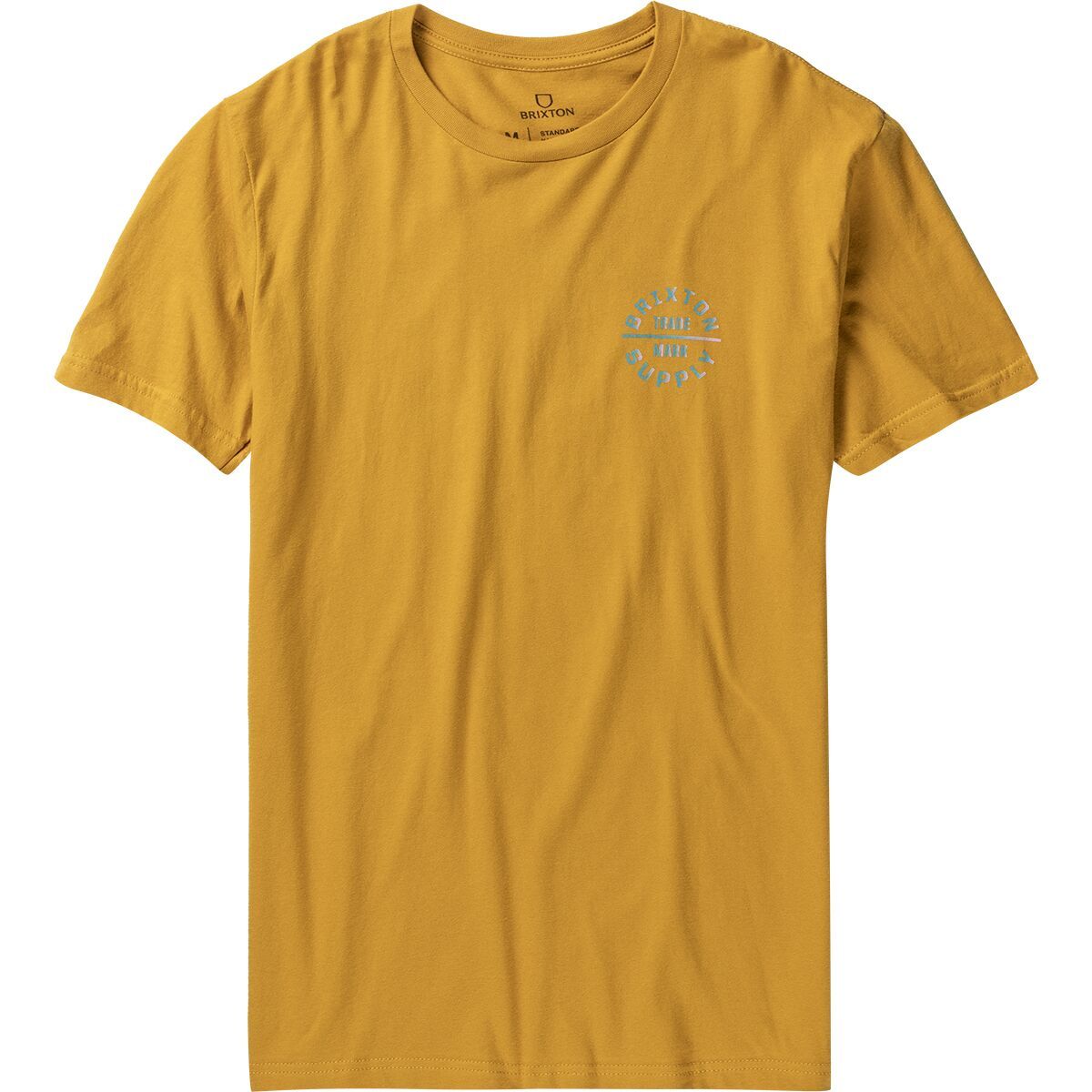 Brixton Oath V Standard T-Shirt - Men's Antique Gold/Gradient, M