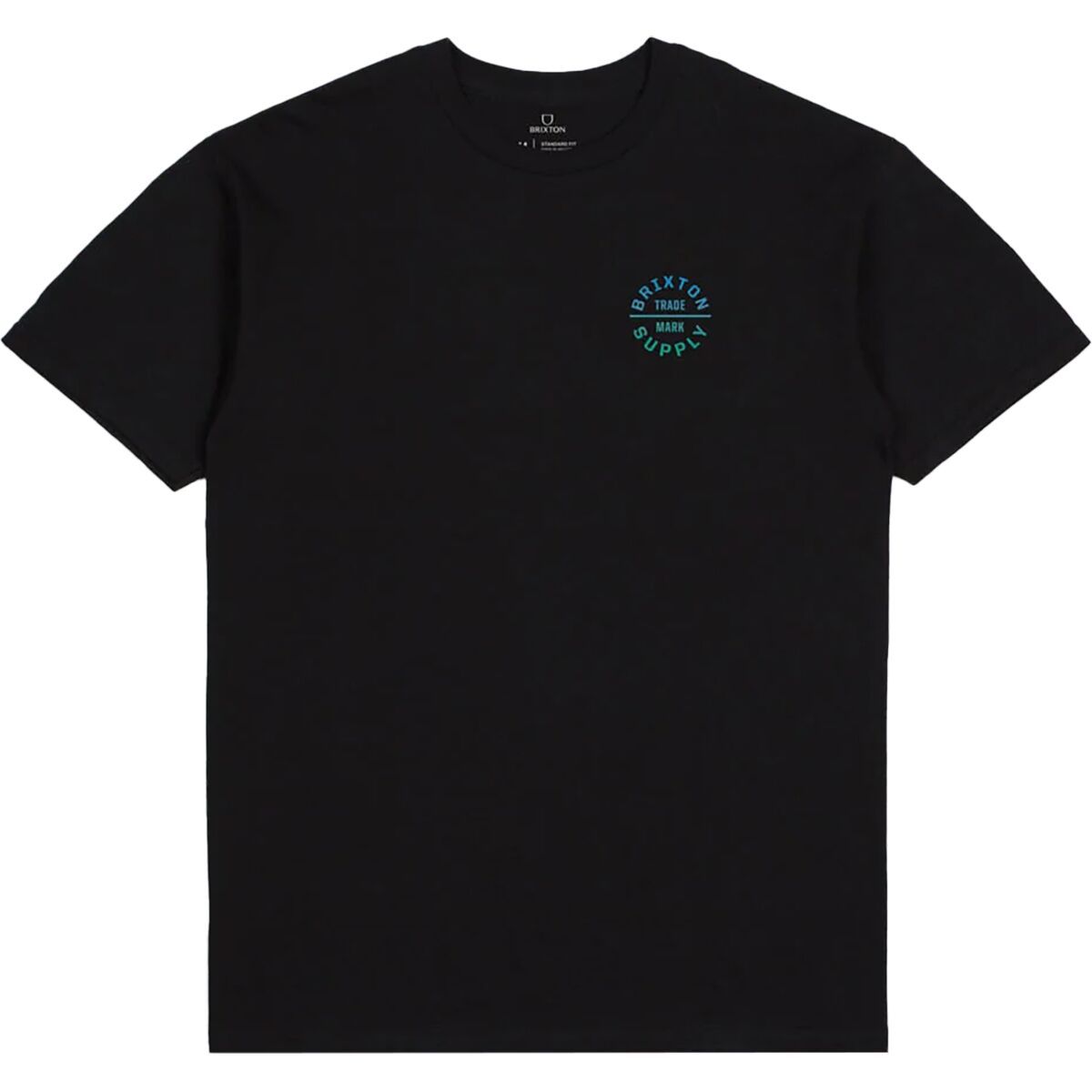 Brixton Oath V Standard T-Shirt - Men's Black/Gradient, S