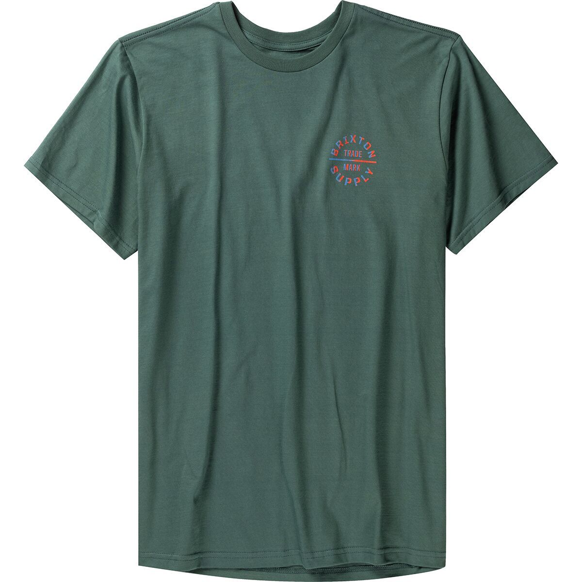 Brixton Oath V Standard T-Shirt - Men's Dark Forest/3D, XL