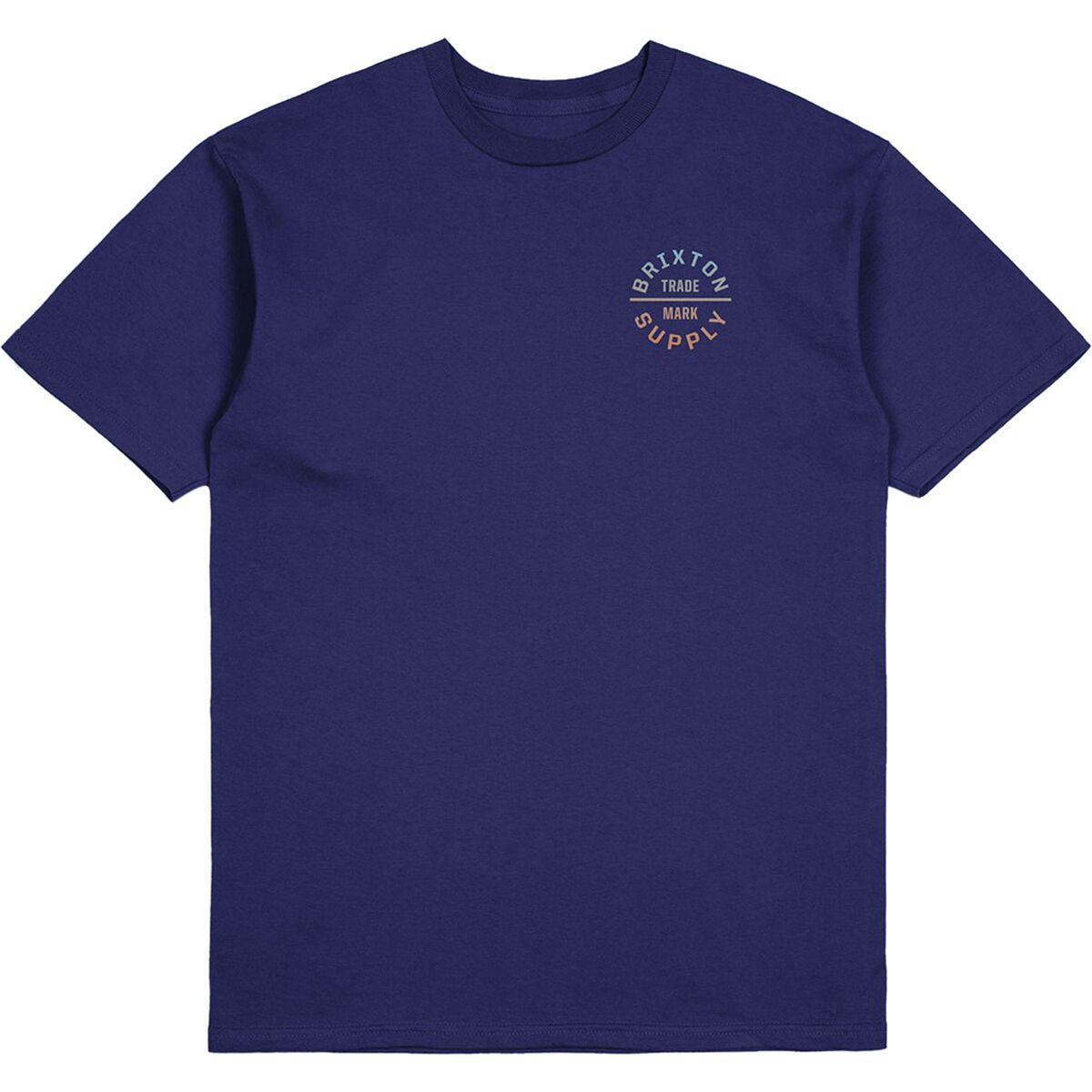 Brixton Oath V Standard T-Shirt - Men's Midnight Navy/Gradient, M