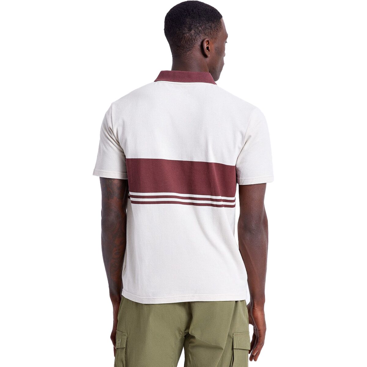 Brixton Shield Stripe Polo X Knit Shirt - Men's