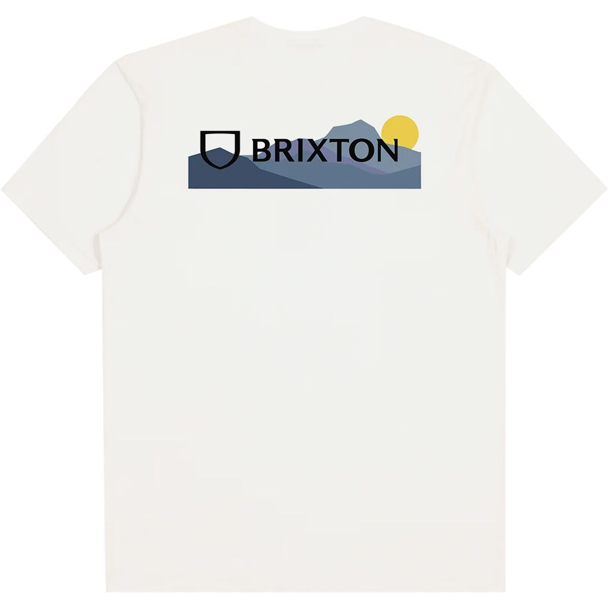 Brixton Alpha Block Short-Sleeve T-Shirt - Men's Mountain Off White, S