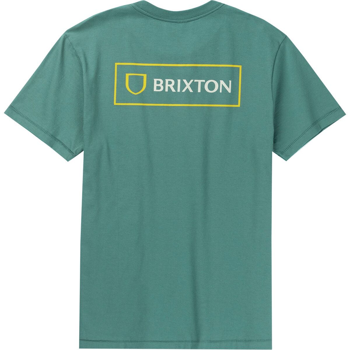 Brixton Alpha Block Short-Sleeve T-Shirt - Men's Silver Pine, M