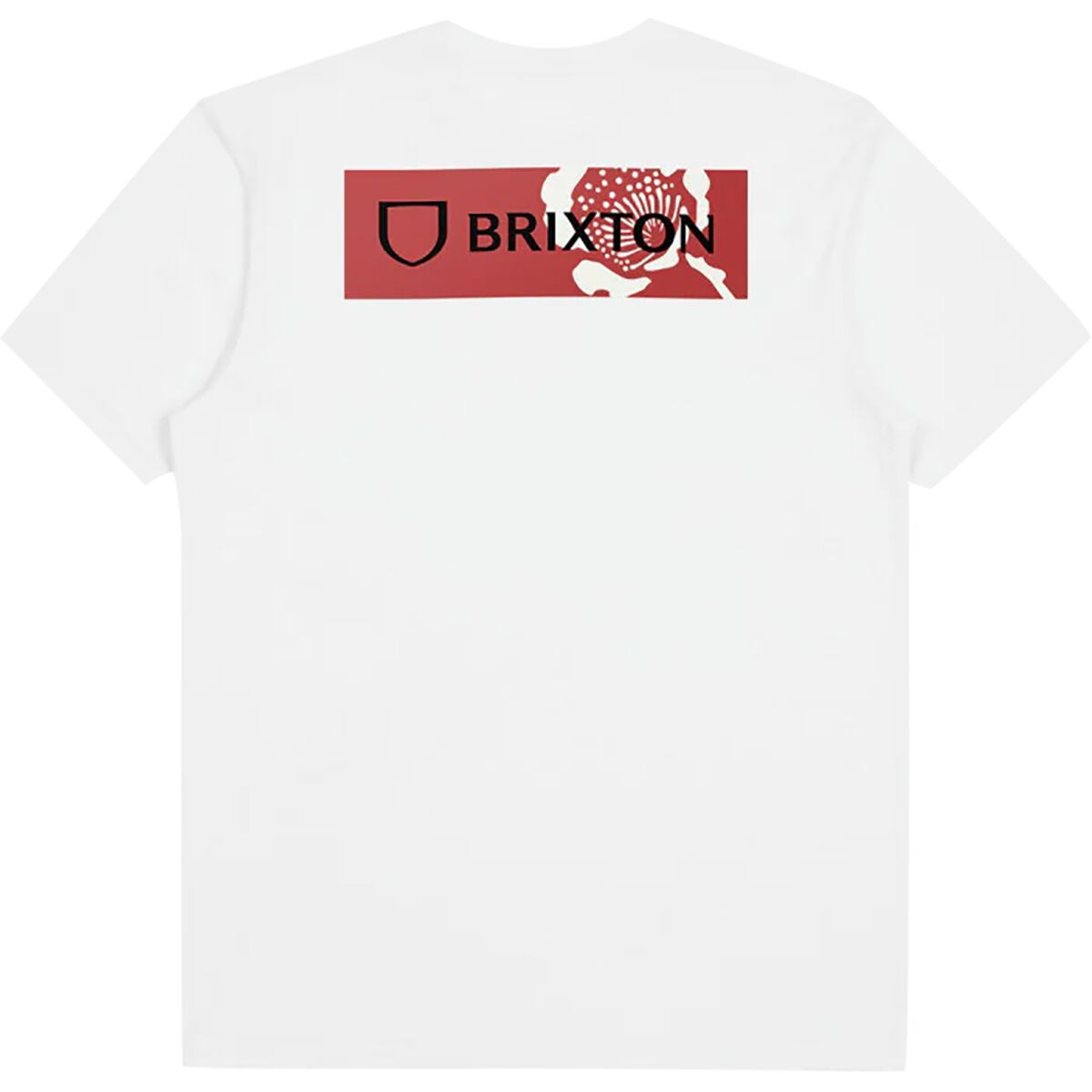 Brixton Alpha Block Short-Sleeve T-Shirt - Men's White/Bloom, XXL