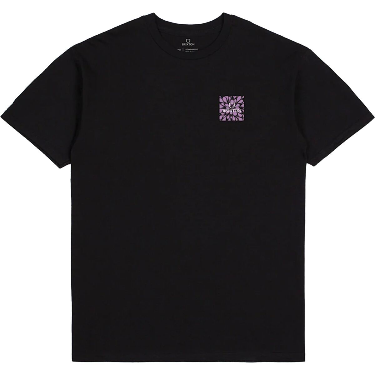 Brixton Alpha Square Short-Sleeve T-Shirt - Men's Black/Psyc, S