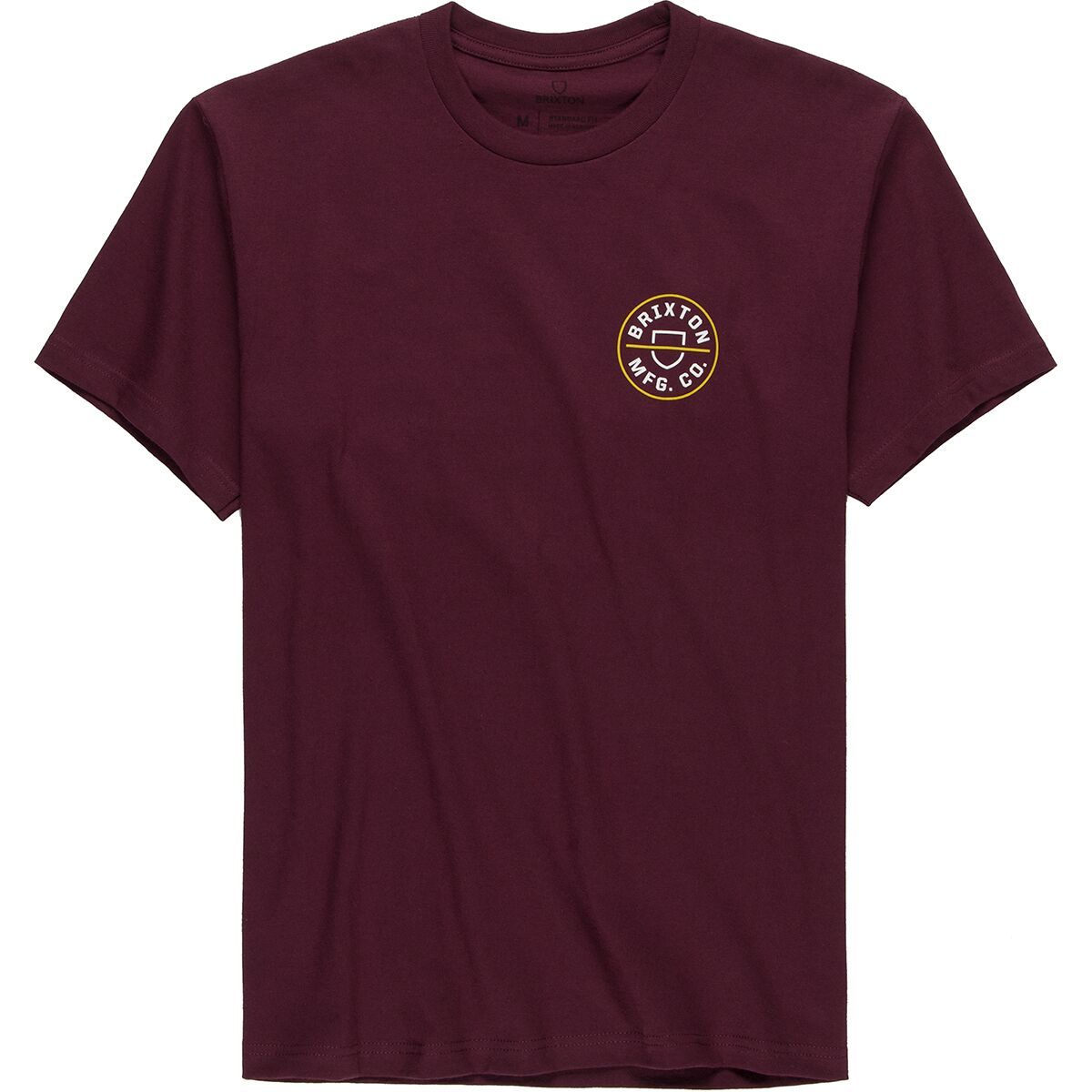 Brixton Crest II Short-Sleeve T-Shirt - Men's Cowhide, XXL
