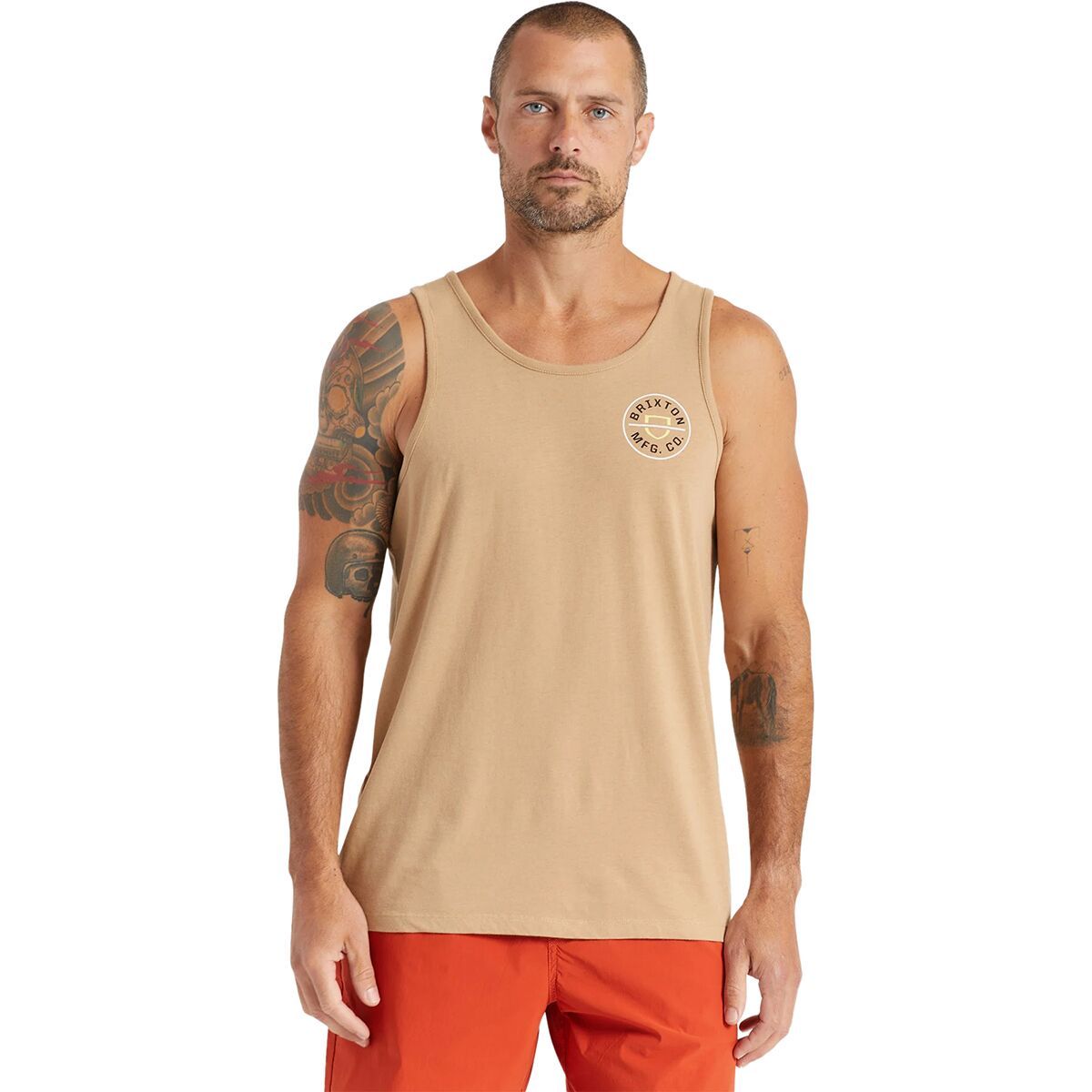 Brixton Crest Tank Top - Men's Mojave, M