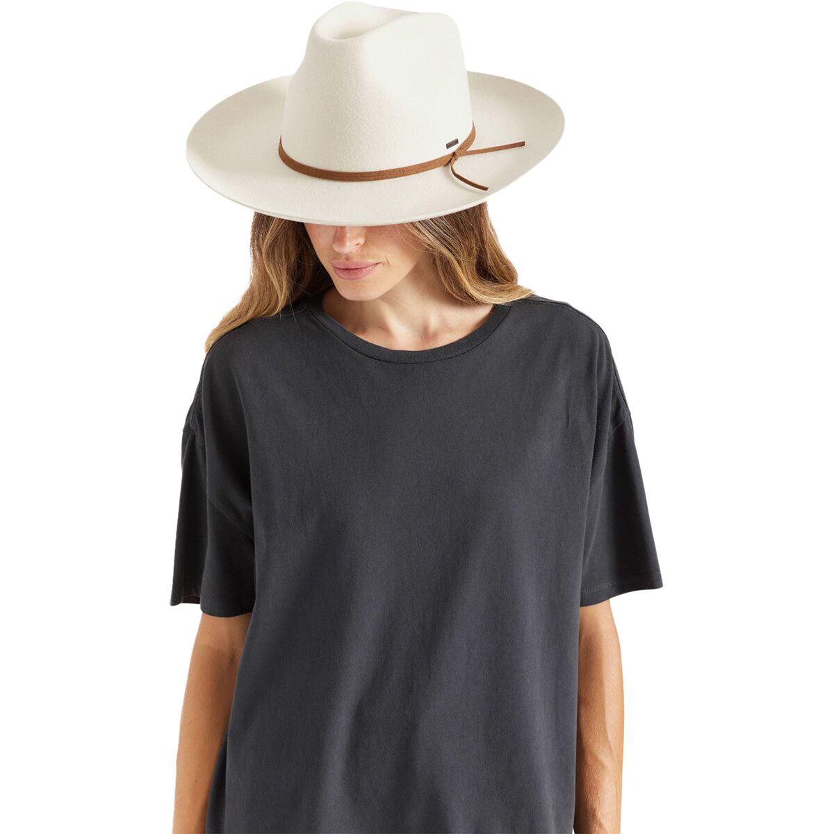 Brixton Sedona Reserve Palm Straw Cowboy Hat Size XS Reno Palm Straw Rancher Hat – Village Hat Shop main image 3