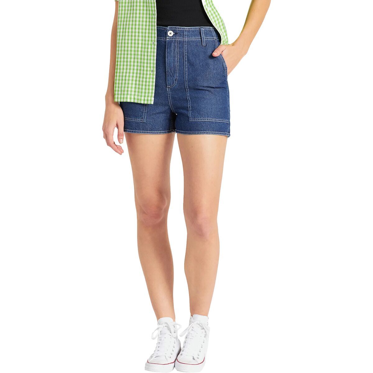 Brixton Vancouver Short - Women's Indigo Rinse, 28