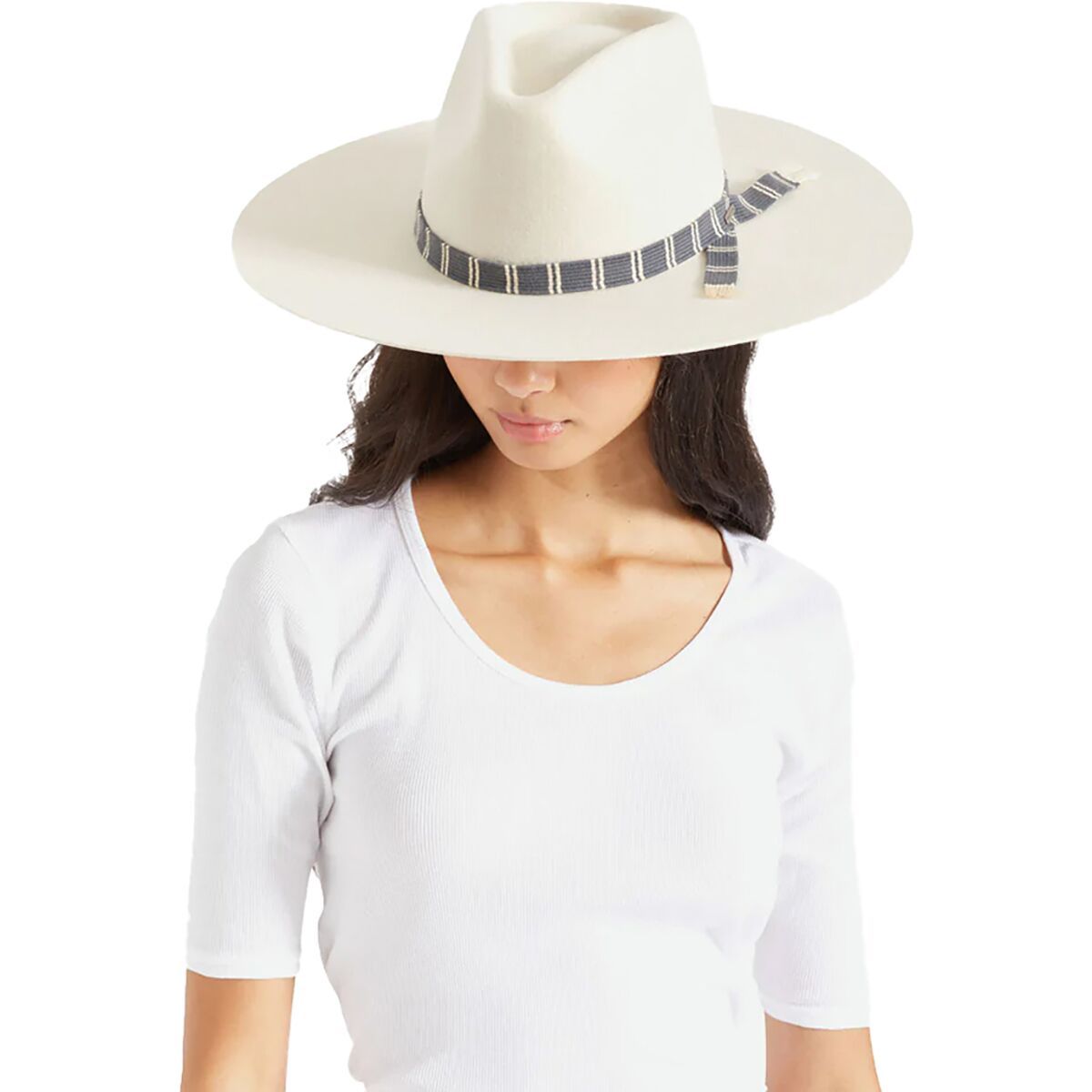 Brixton Leigh Felt Fedora - Women's Dove, XS