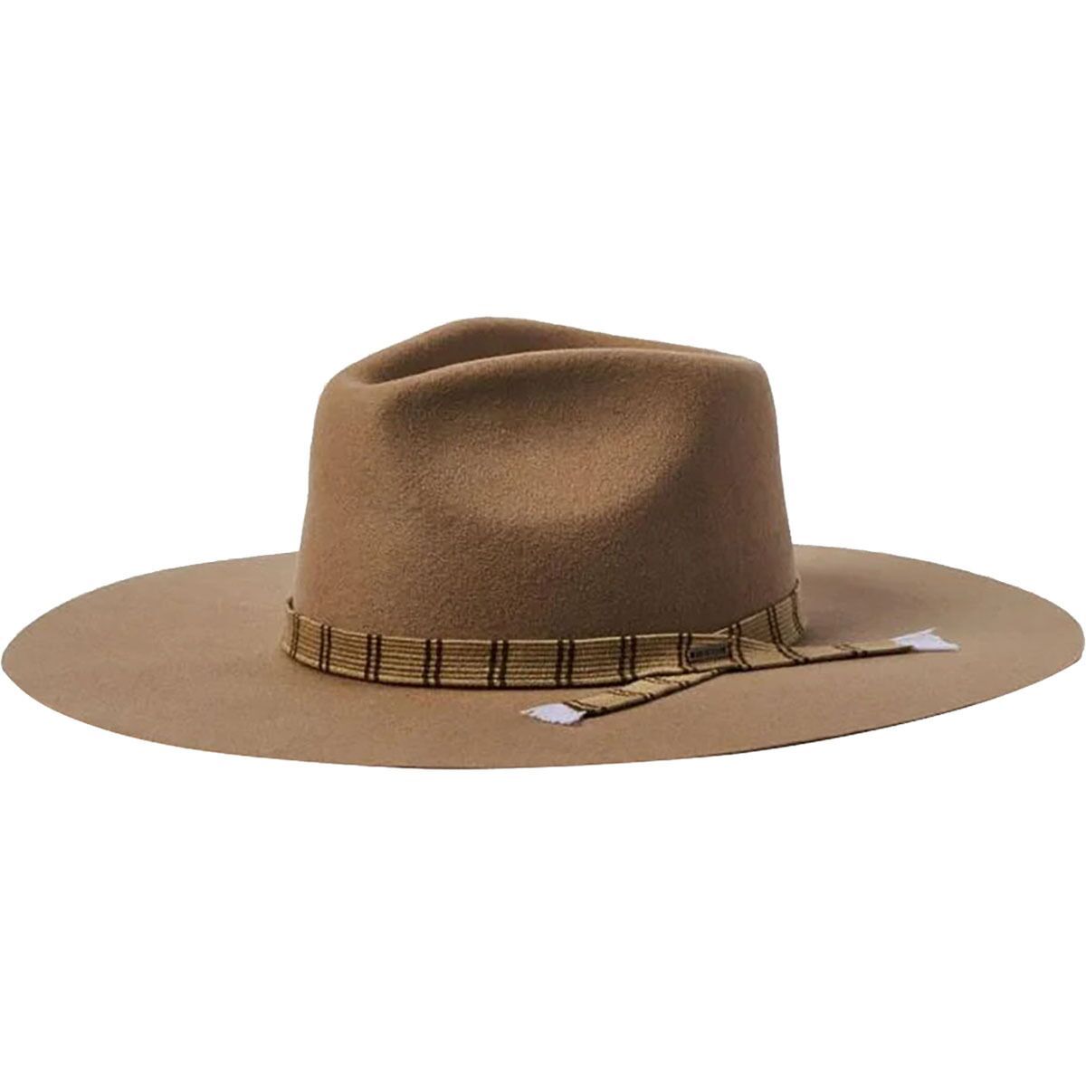 Brixton Leigh Felt Fedora - Women's Sand, L