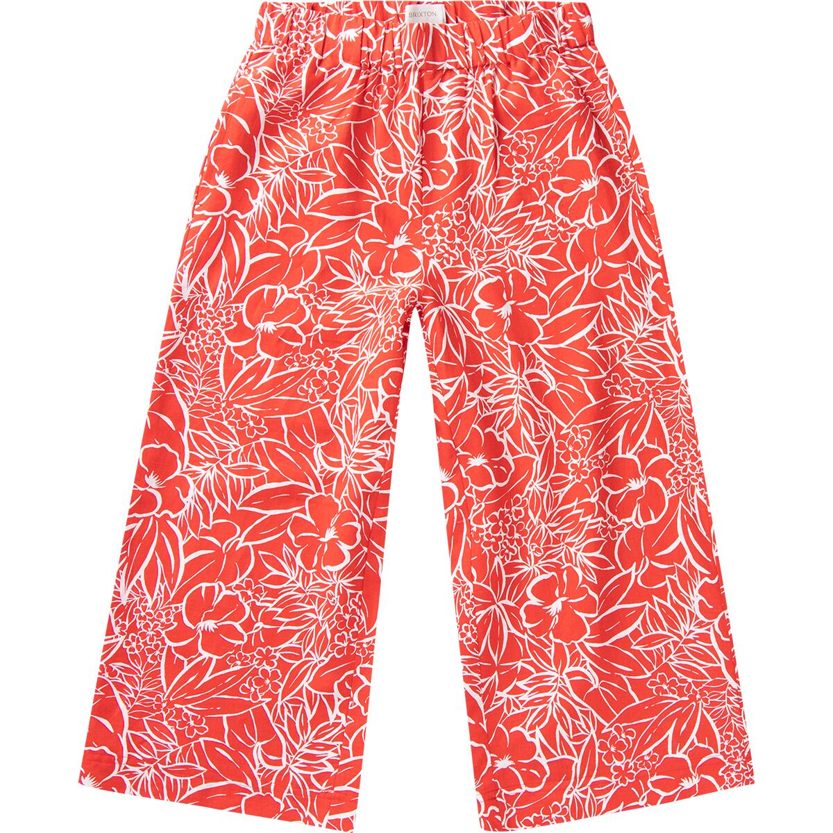 Brixton Brixton Indo Linen Wide Leg Pant - Women's Aloha Red, S