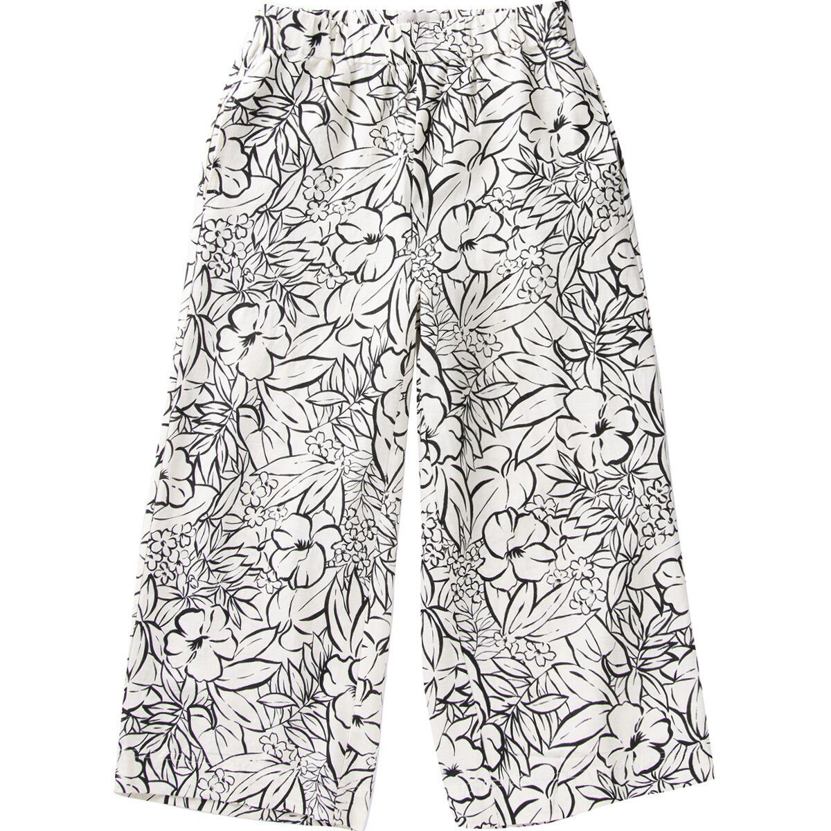 Brixton Indo Linen Wide Leg Pant - Women's Whitecap, L