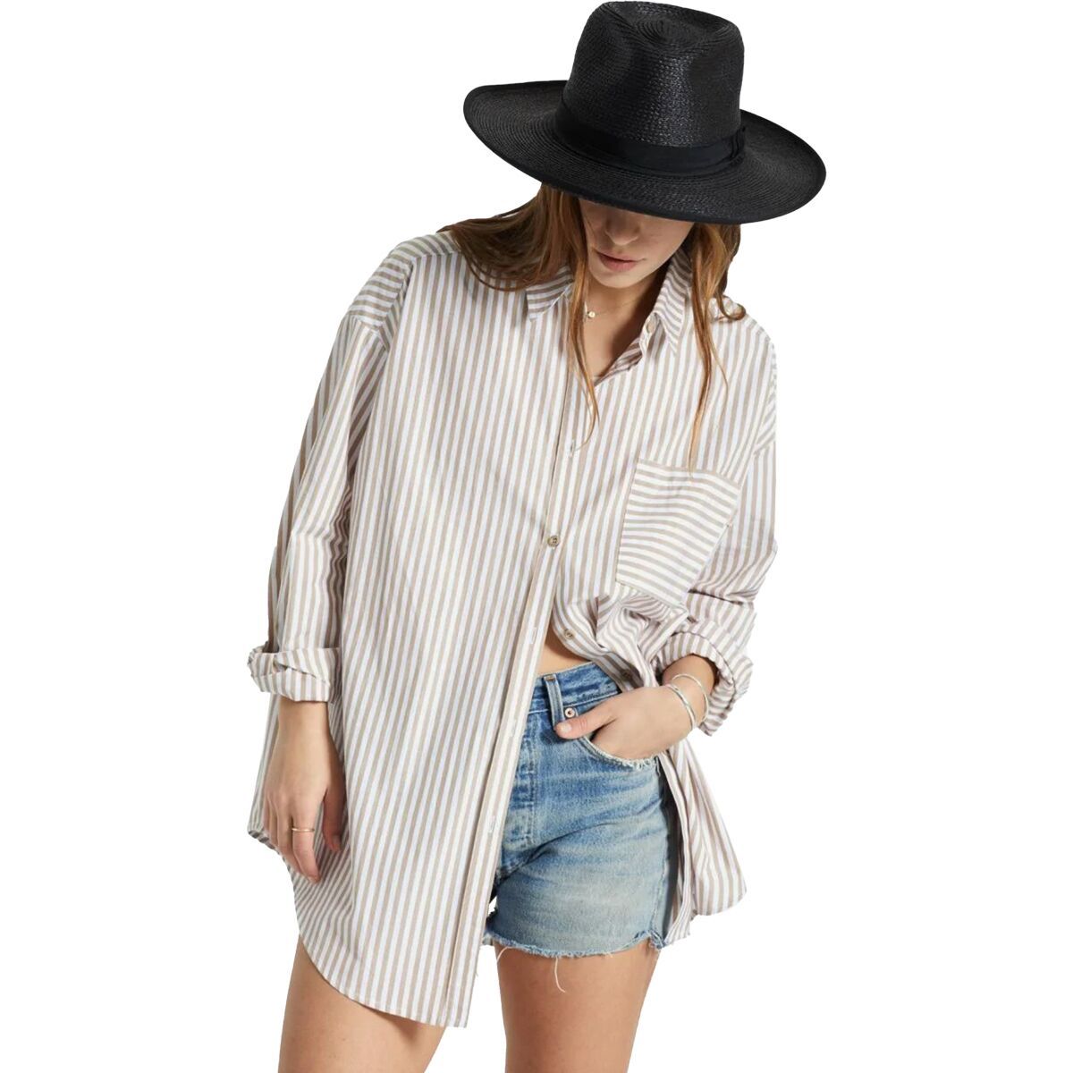 Brixton Sidney Oversized Long-Sleeve Shirt - Women's Mojave, XS/S