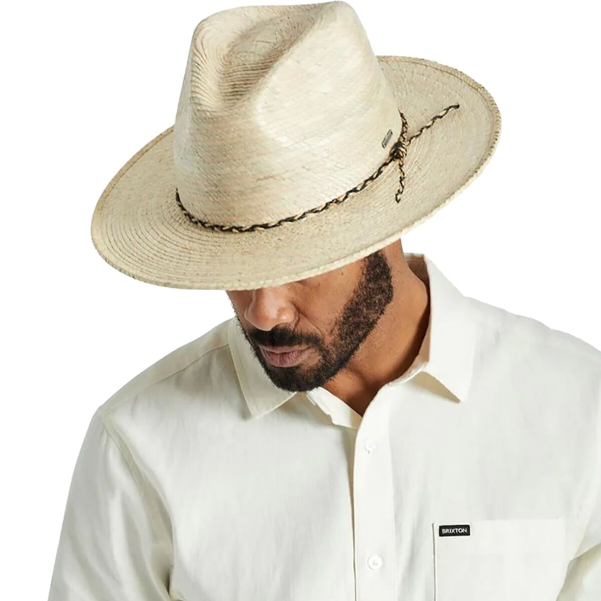 Brixton Messer Western Straw Fedora - Accessories display picture 3