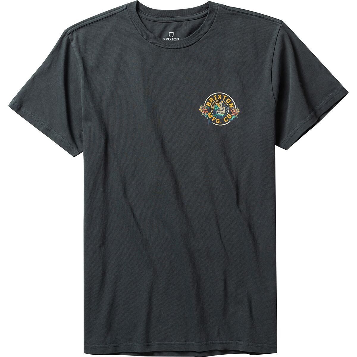 Brixton Geneva STT Shirt - Men's Black Worn Wash, XXL