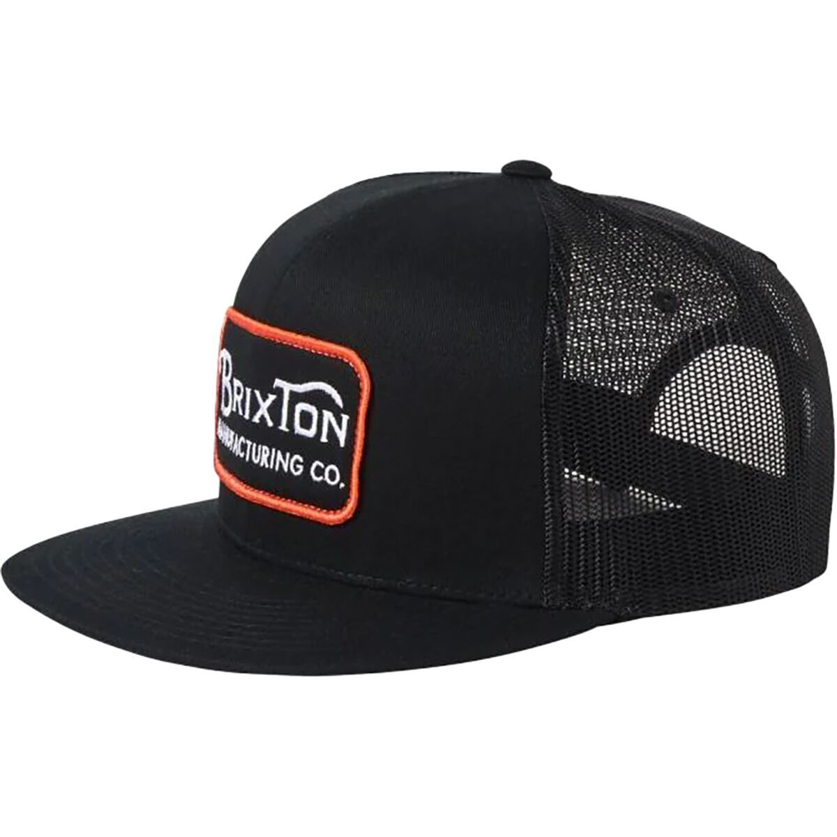 Brixton Grade HP Trucker Hat Black/Orange/White, One Size