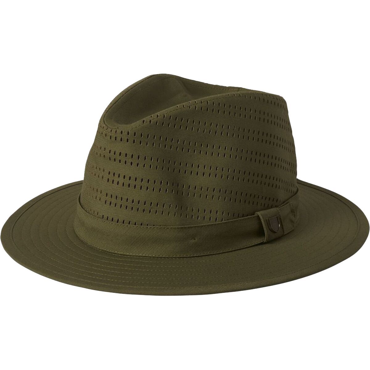 Brixton Messer Coolmax Fedora Olive Surplus, L