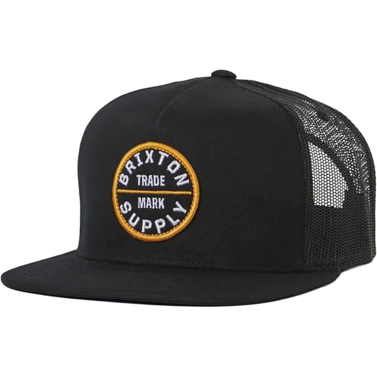 Image of Brixton Oath MP Trucker Hat Black/Black, One Size