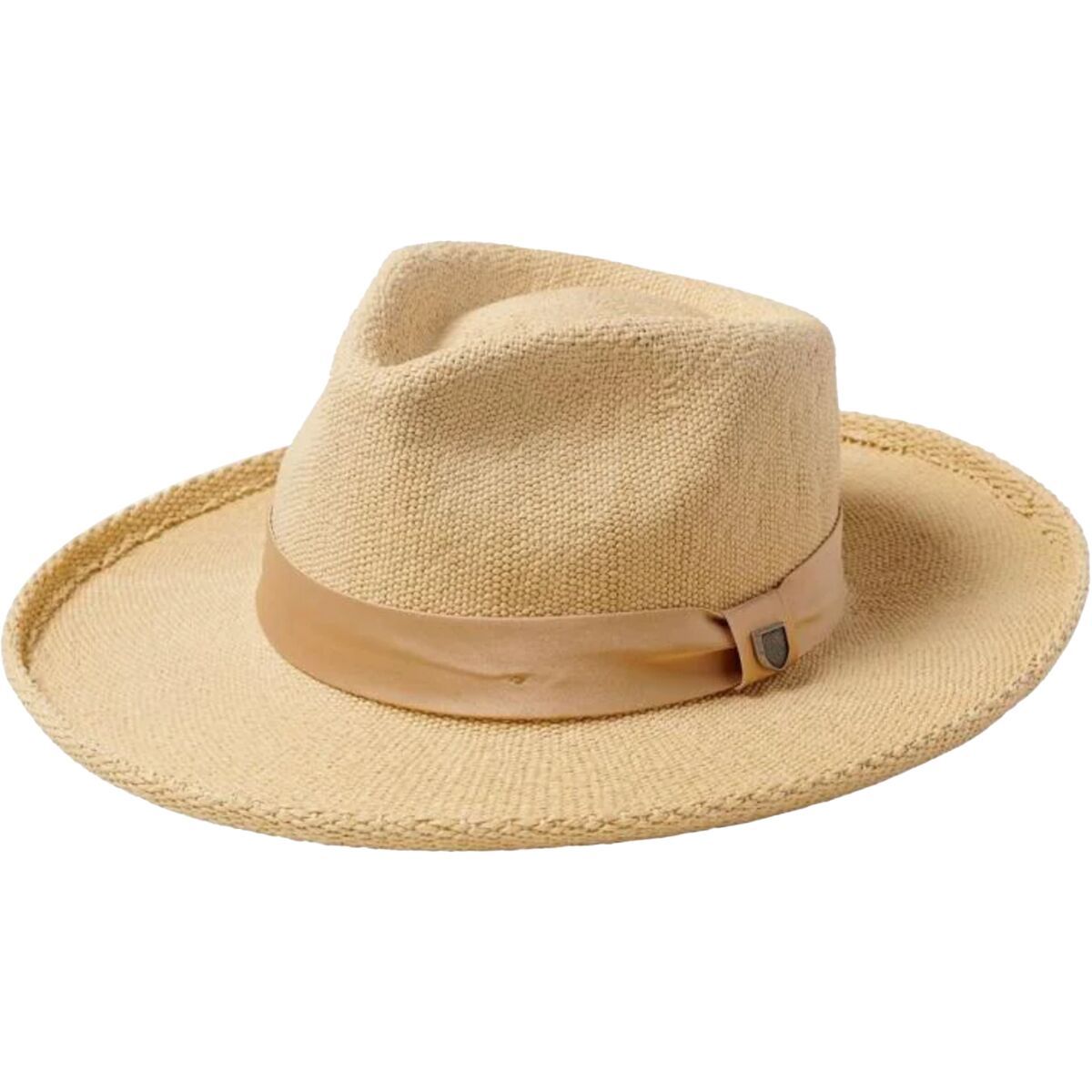 Brixton Victoria Straw Fedora - Women's Natural/Oat Milk, M