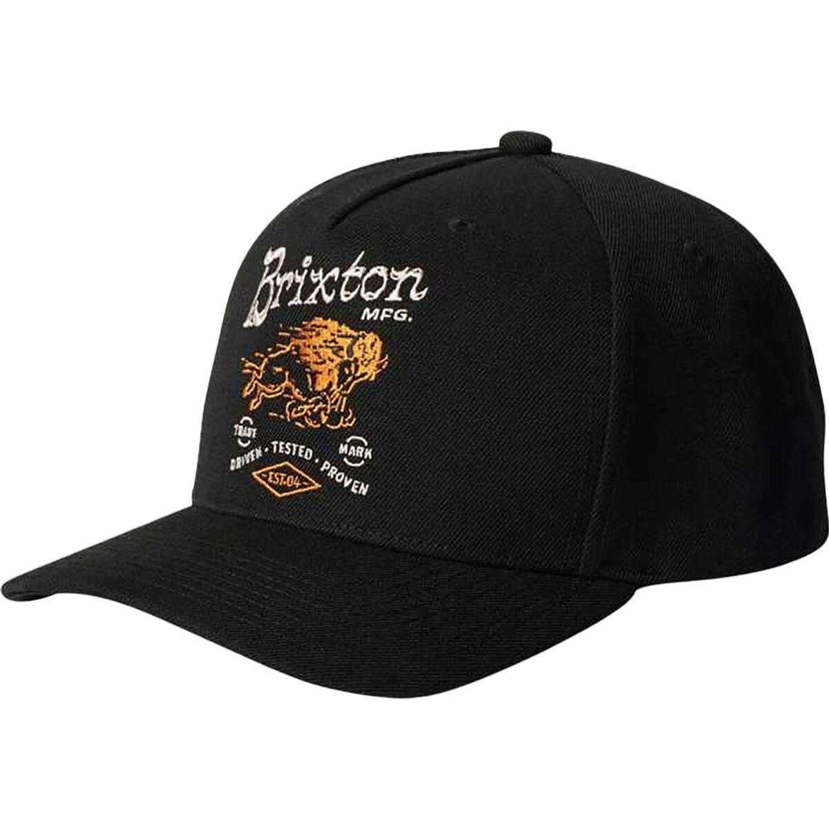 Cappellino Trucker Brixton Peace Shield MP, Baseball Snapback, Rete Posteriore, Visiera Piatta 7cm, Regolabile, Unisex