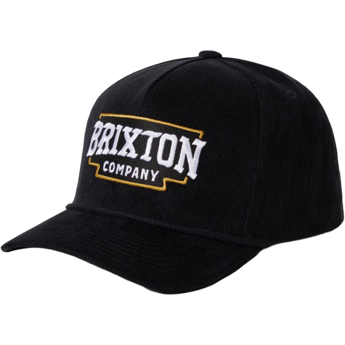 Brixton Brixton Pierson C NP MP Snapback - Men's Black Corduroy, One Size