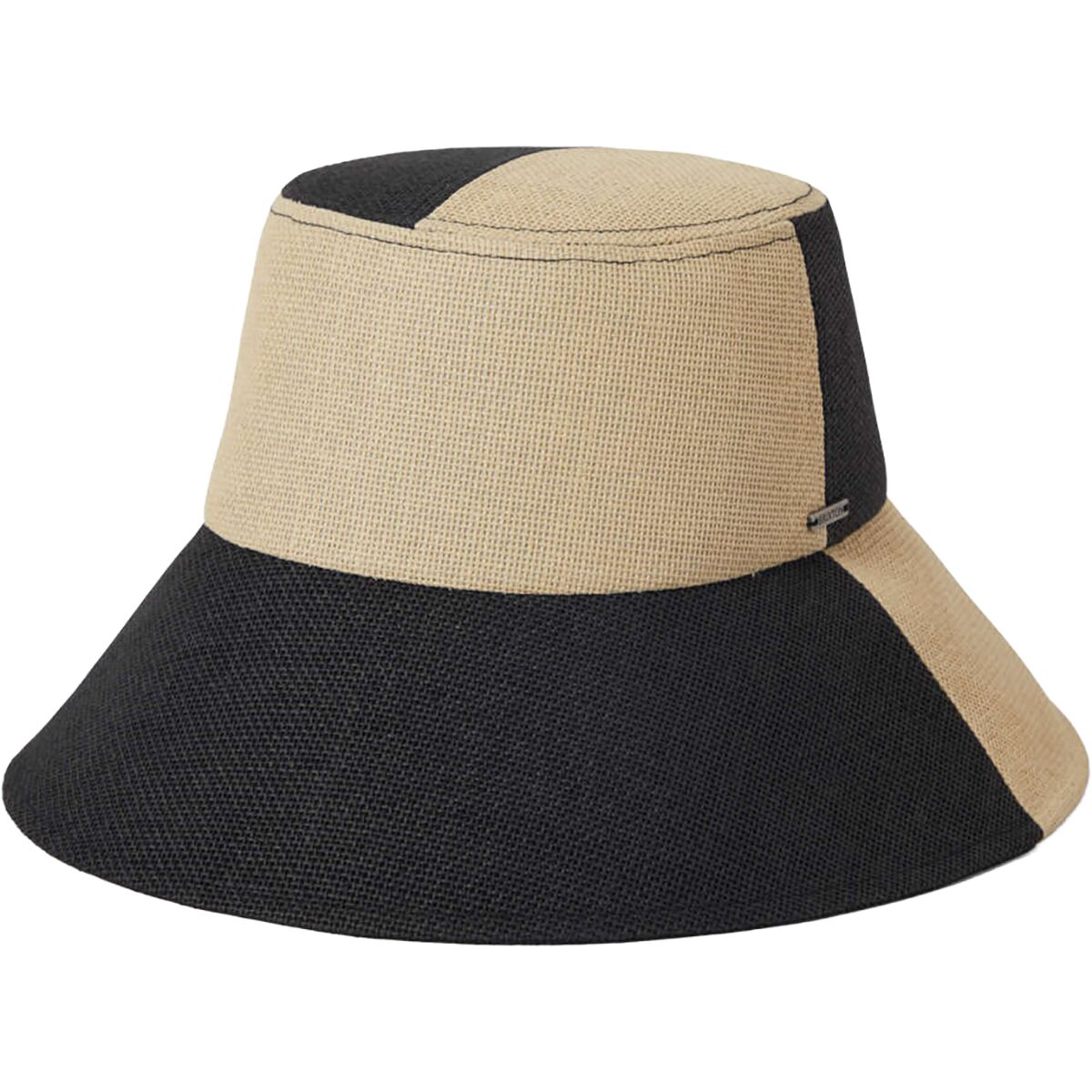 Image of Brixton Harmony Packable Bucket Hat Natural/Black, XS/S