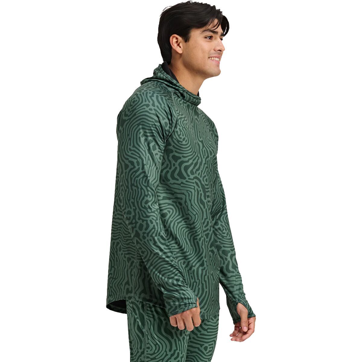 Image of BlackStrap Summit Top - Men's Inprint Obsidian, M