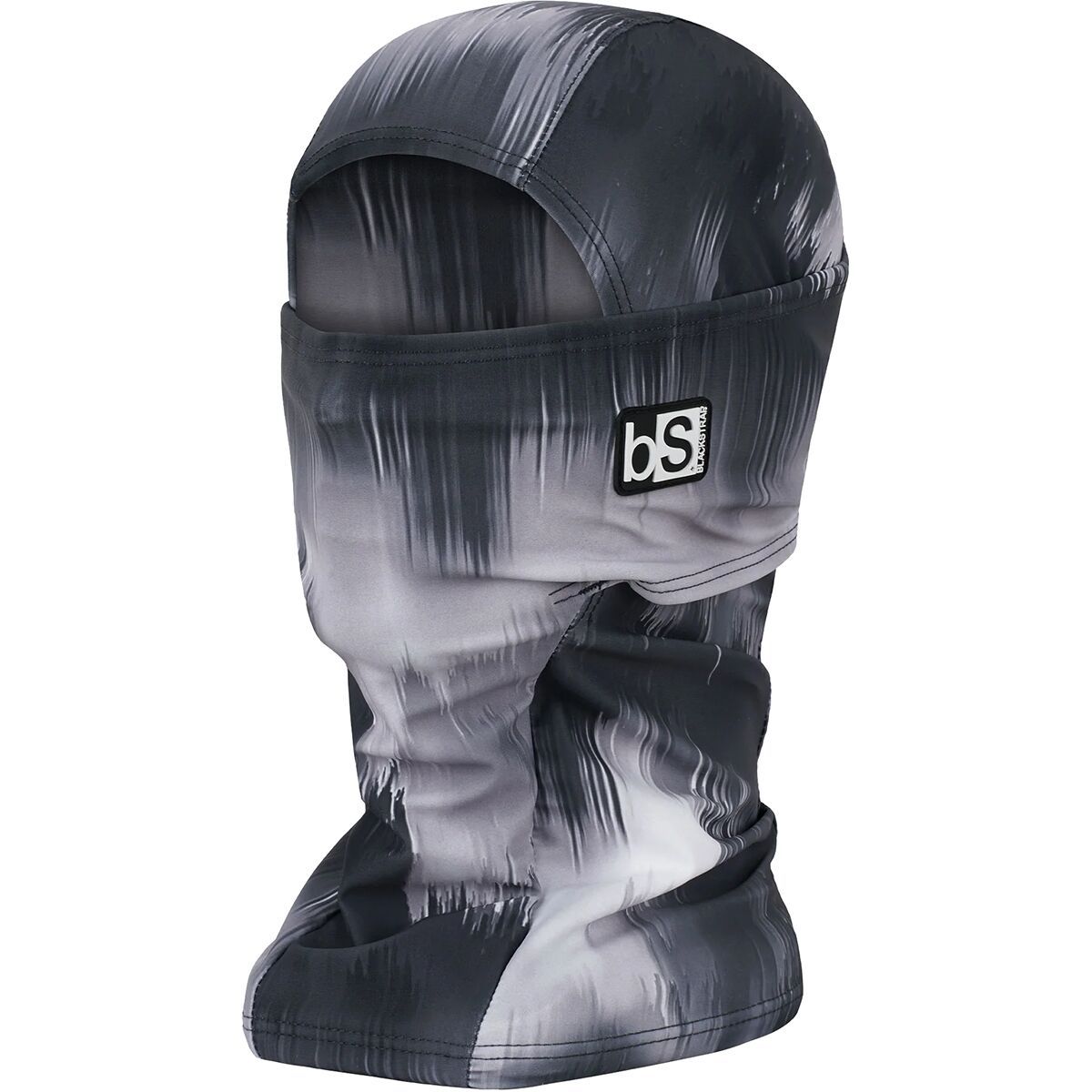 Image of BlackStrap Print Hood Balaclava Glitch Gray, One Size