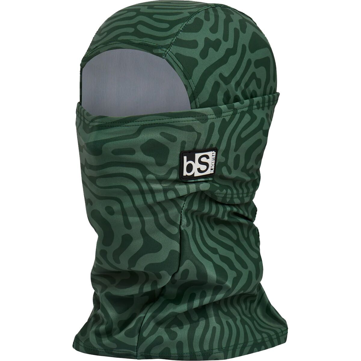 Image of BlackStrap Print Hood Balaclava Inprint Obsidian, One Size