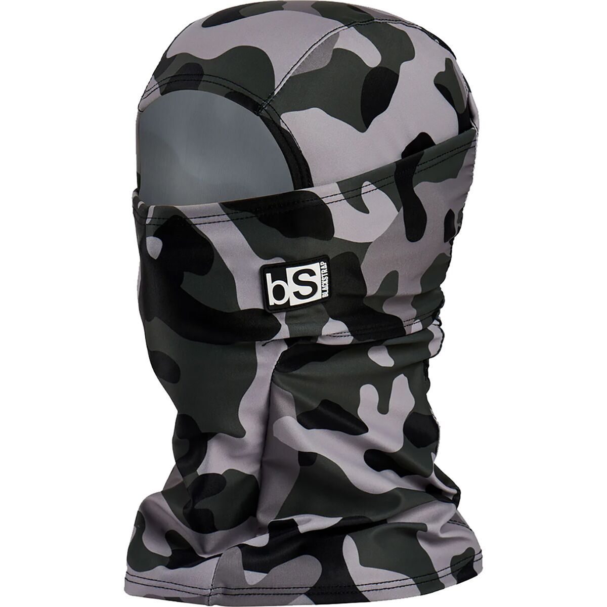 Image of BlackStrap Print Hood Balaclava Night Black, One Size