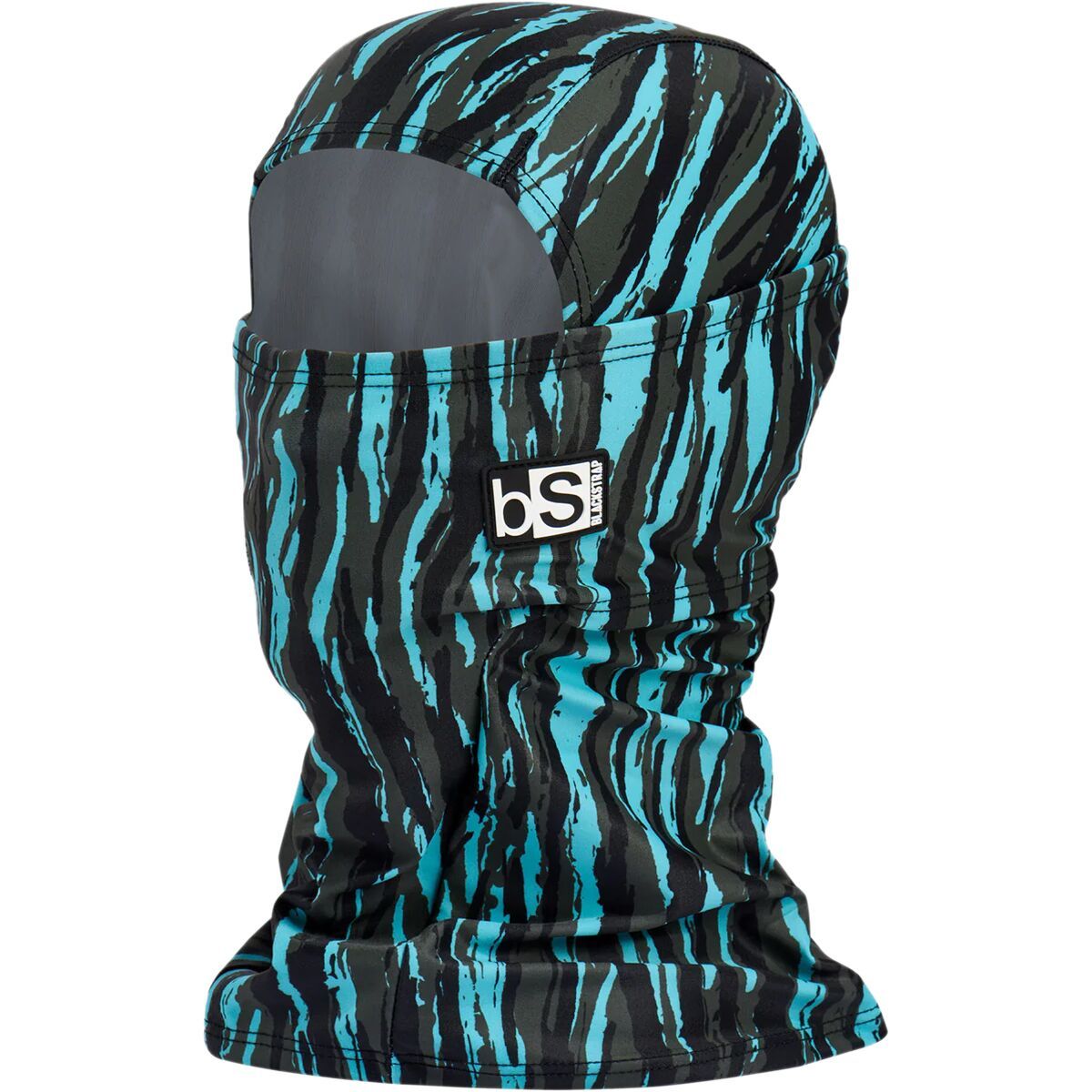 Image of BlackStrap Print Hood Balaclava Pondy Glacier, One Size