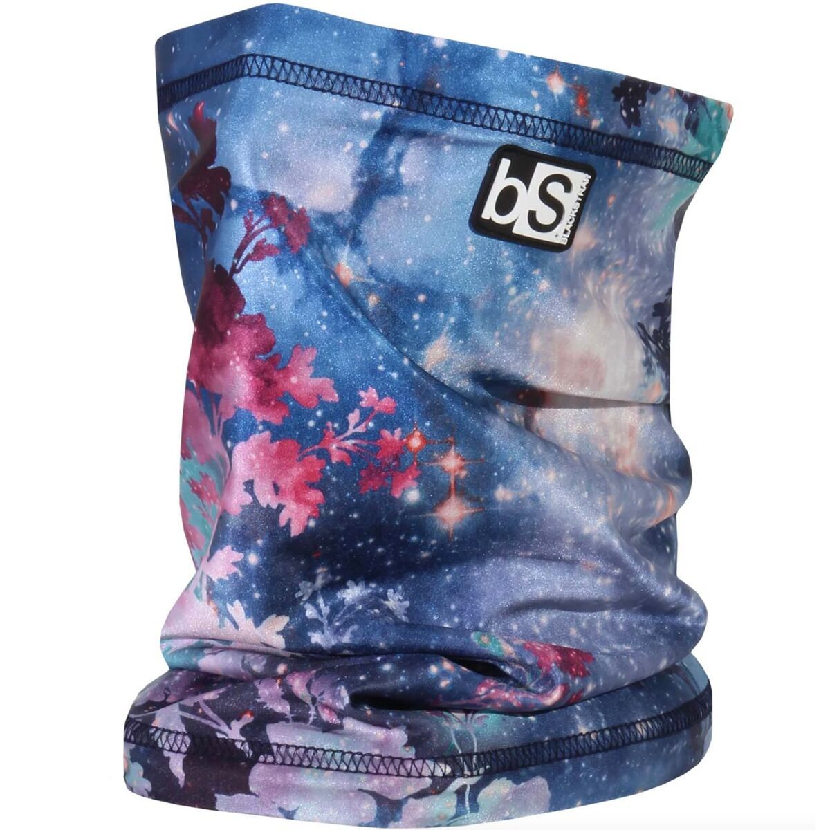 Image of BlackStrap Tube Print Facemask Floral Galaxy, One Size