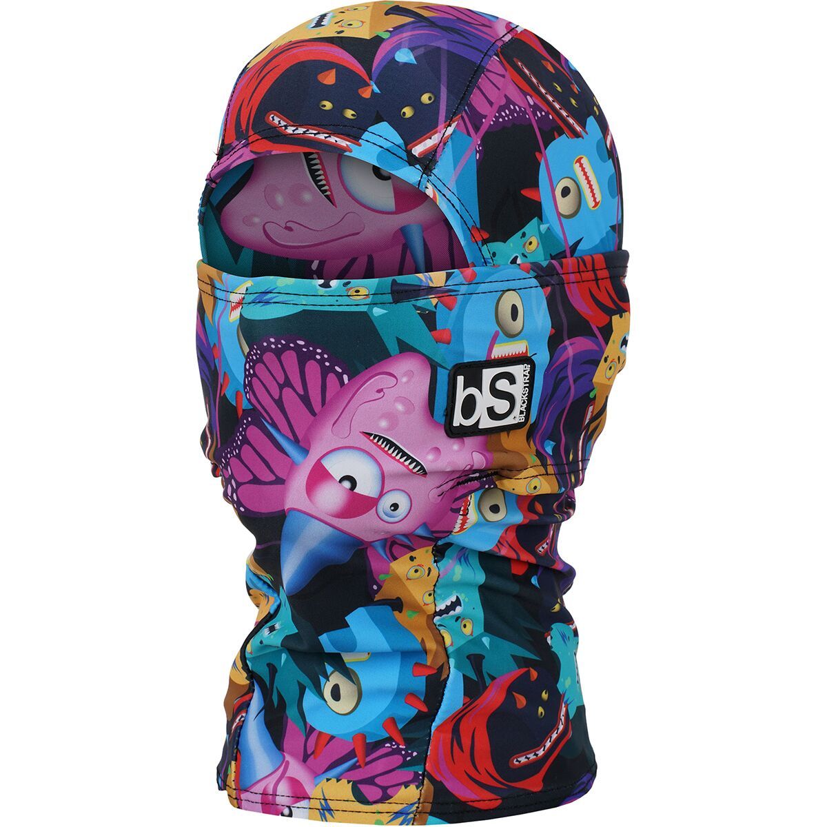 Image of BlackStrap Print Hood Balaclava - Kids' Monster Disco, One Size