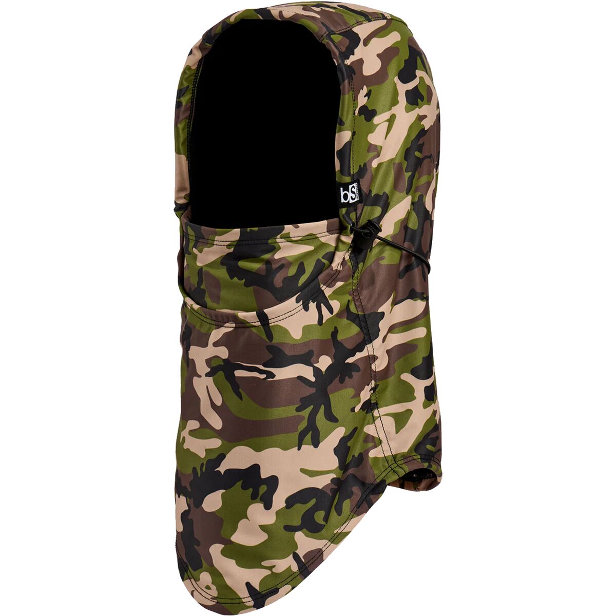 Image of BlackStrap Team Hood Balaclava Print Army Olive, One Size