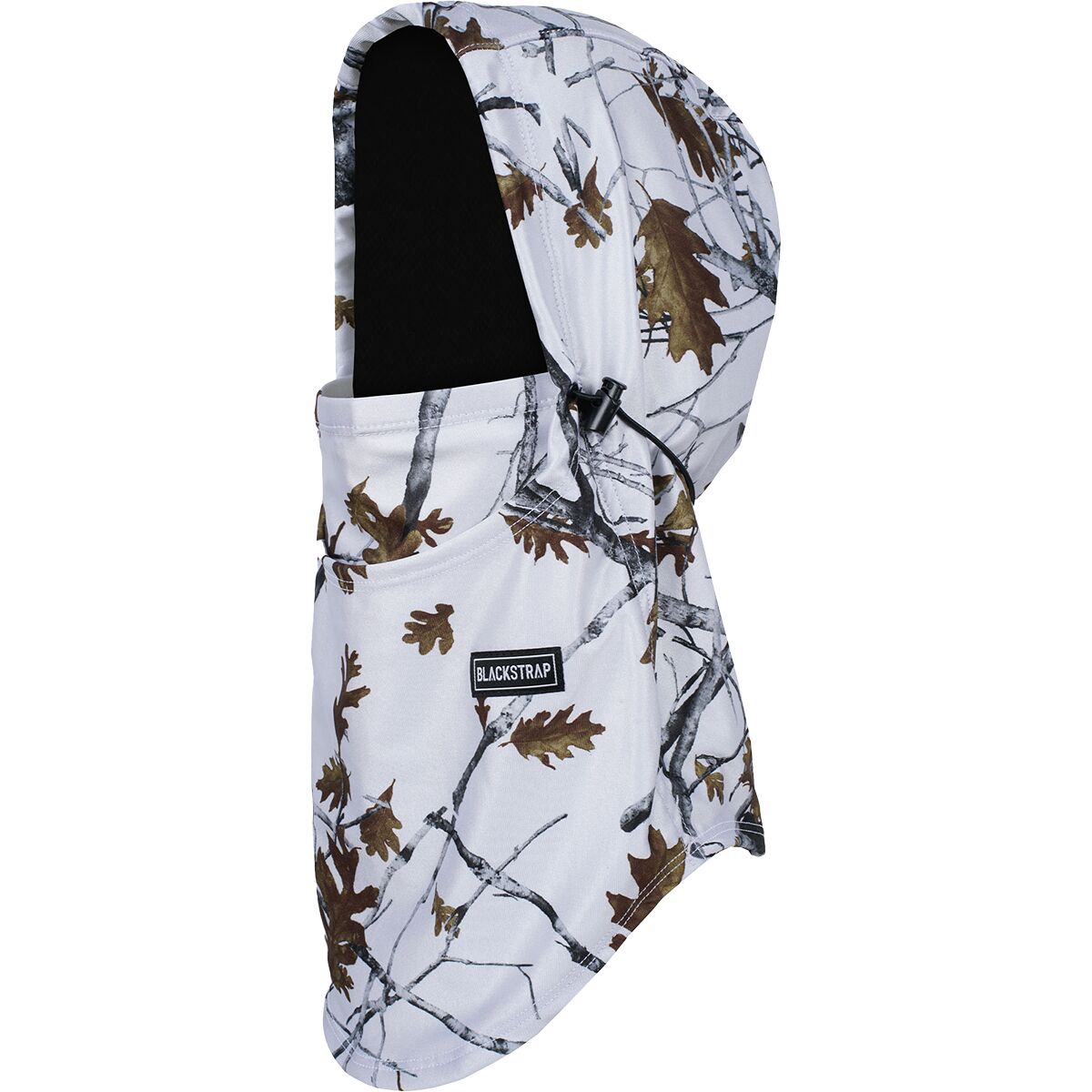 Image of BlackStrap Team Hood Balaclava Print Timber Snow, One Size