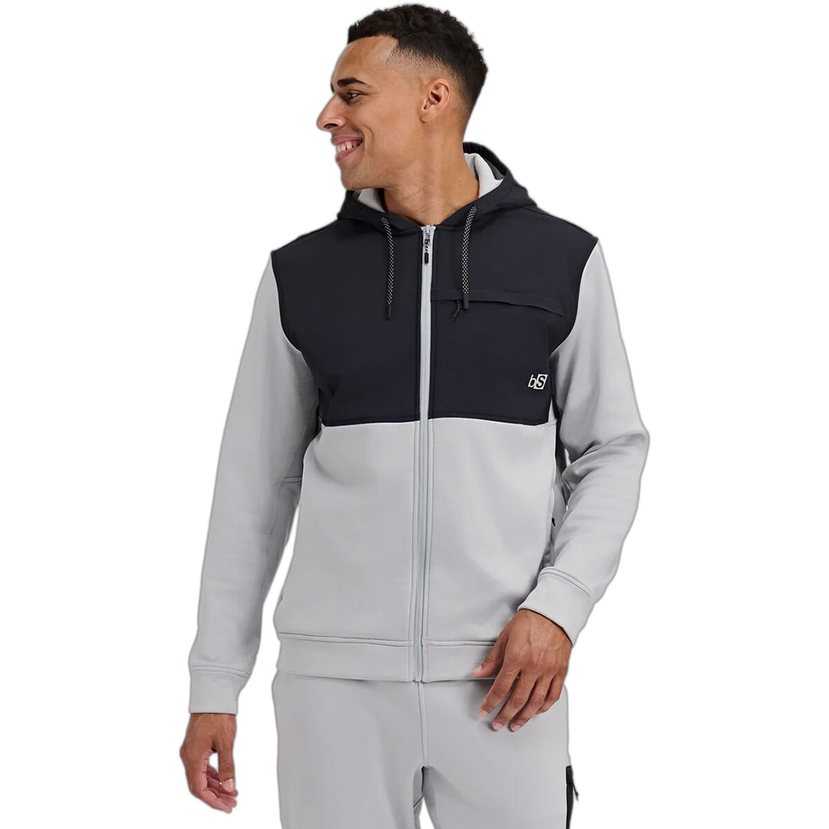 Image of BlackStrap Spectrum Full-Zip Top - Men's Ash, S