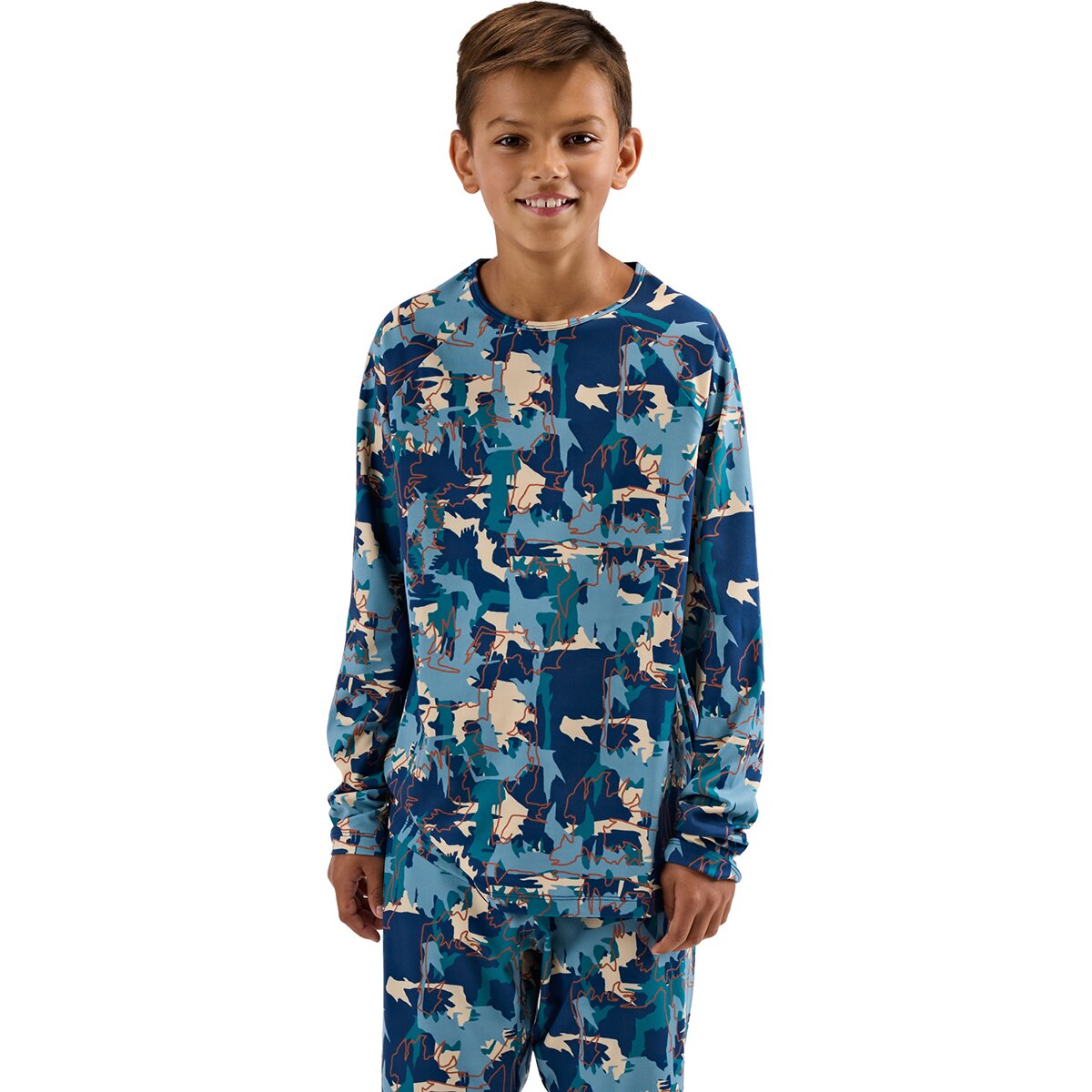 Image of BlackStrap Evolver Crewneck Top - Kids' Badlands Deschutes, M