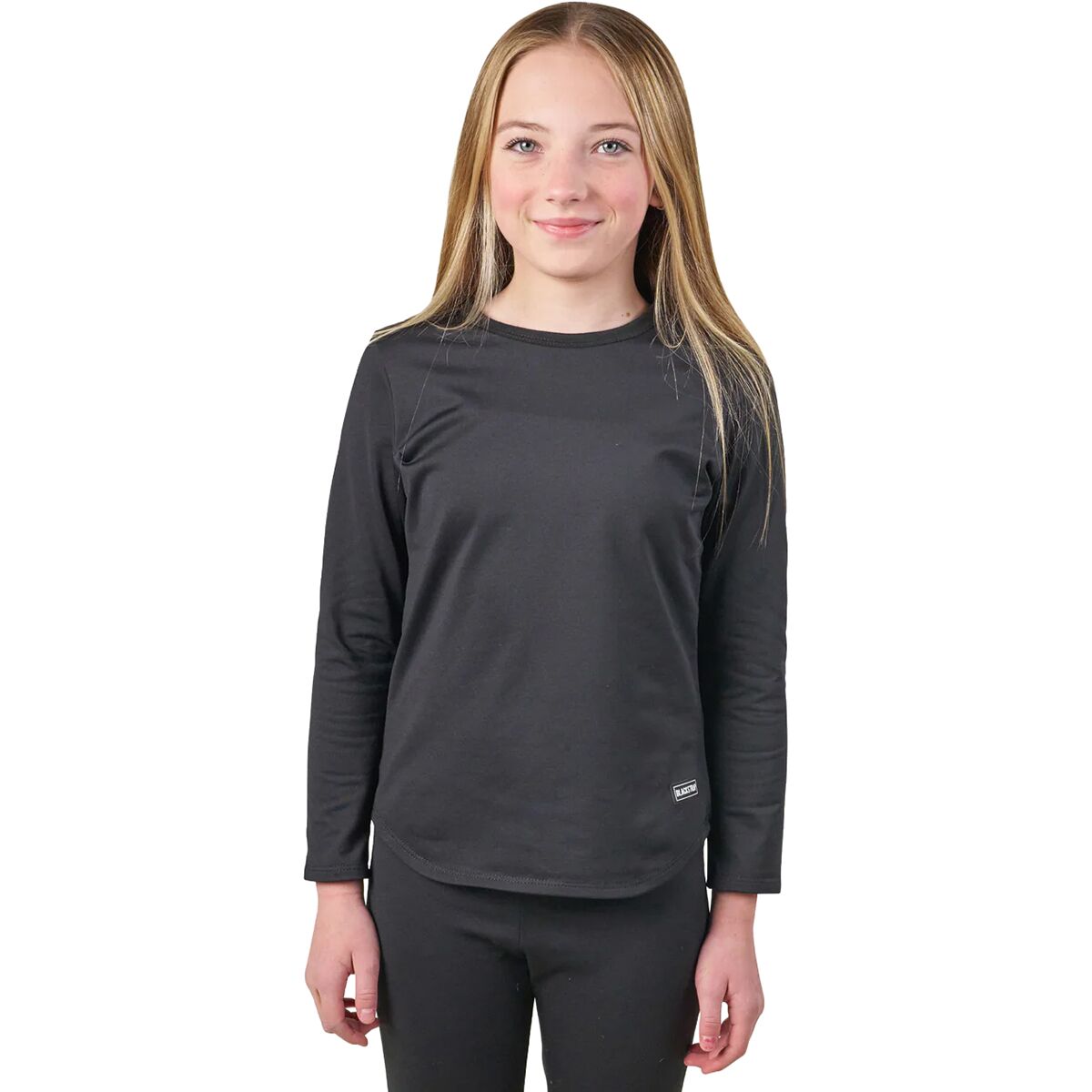 Image of BlackStrap Evolver Crewneck Top - Kids' Black, S