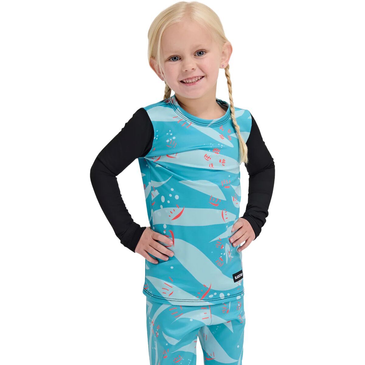 Image of BlackStrap Pine Crewneck Top - Toddlers' Origami Glacier, 6T