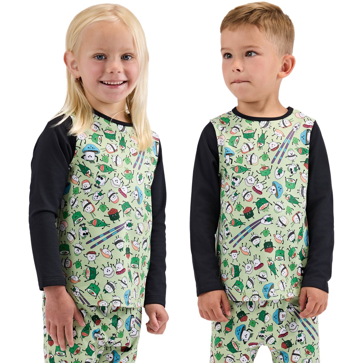 Image of BlackStrap Pine Crewneck Top - Toddlers' Sushi Sprout, 3T