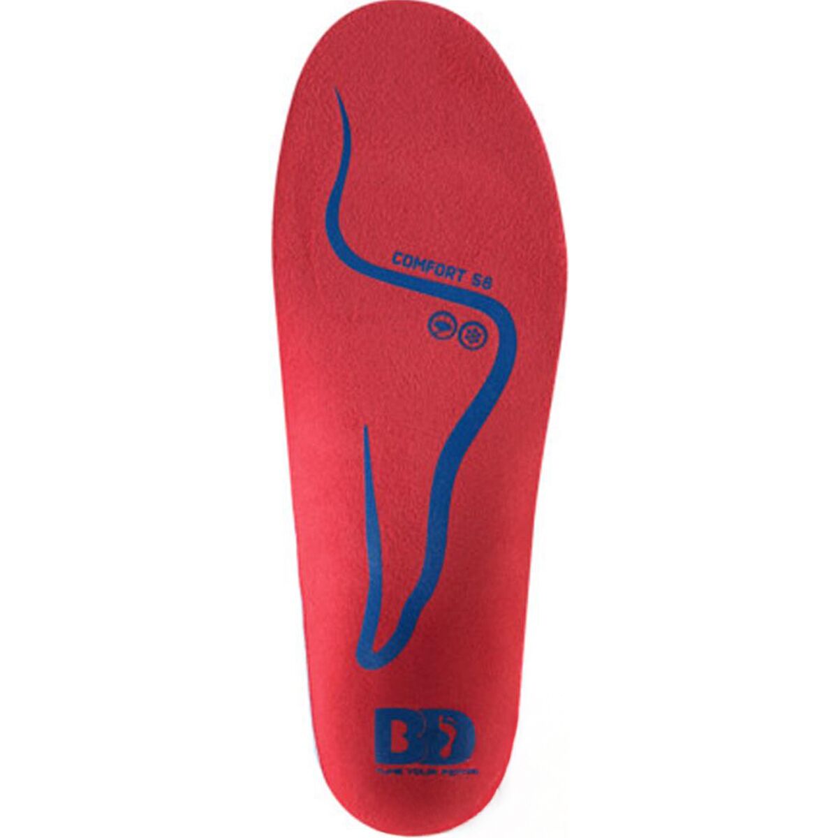 Image of BootDoc Comfort S8 Insoles - Mid Arch Red, 31.0/31.5