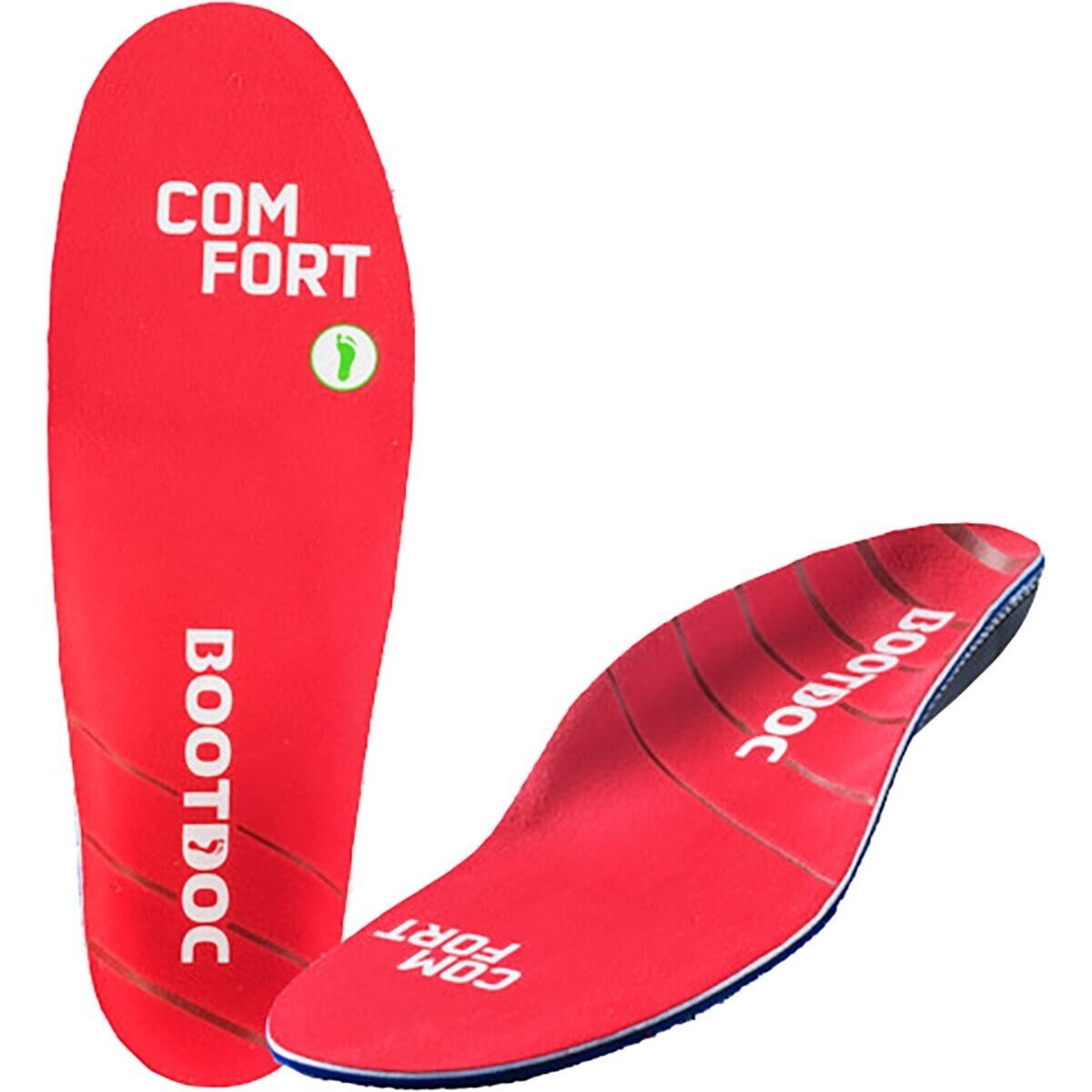 Image of BootDoc Comfort High Arch Insole Red/Orange, 28.0
