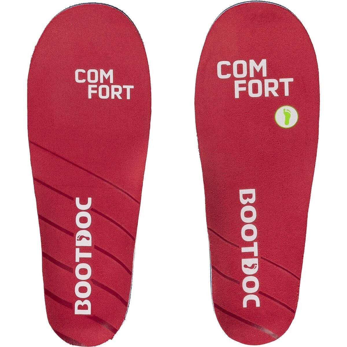 Image of BootDoc Comfort Low Arch Insole Red/Green, 28.0