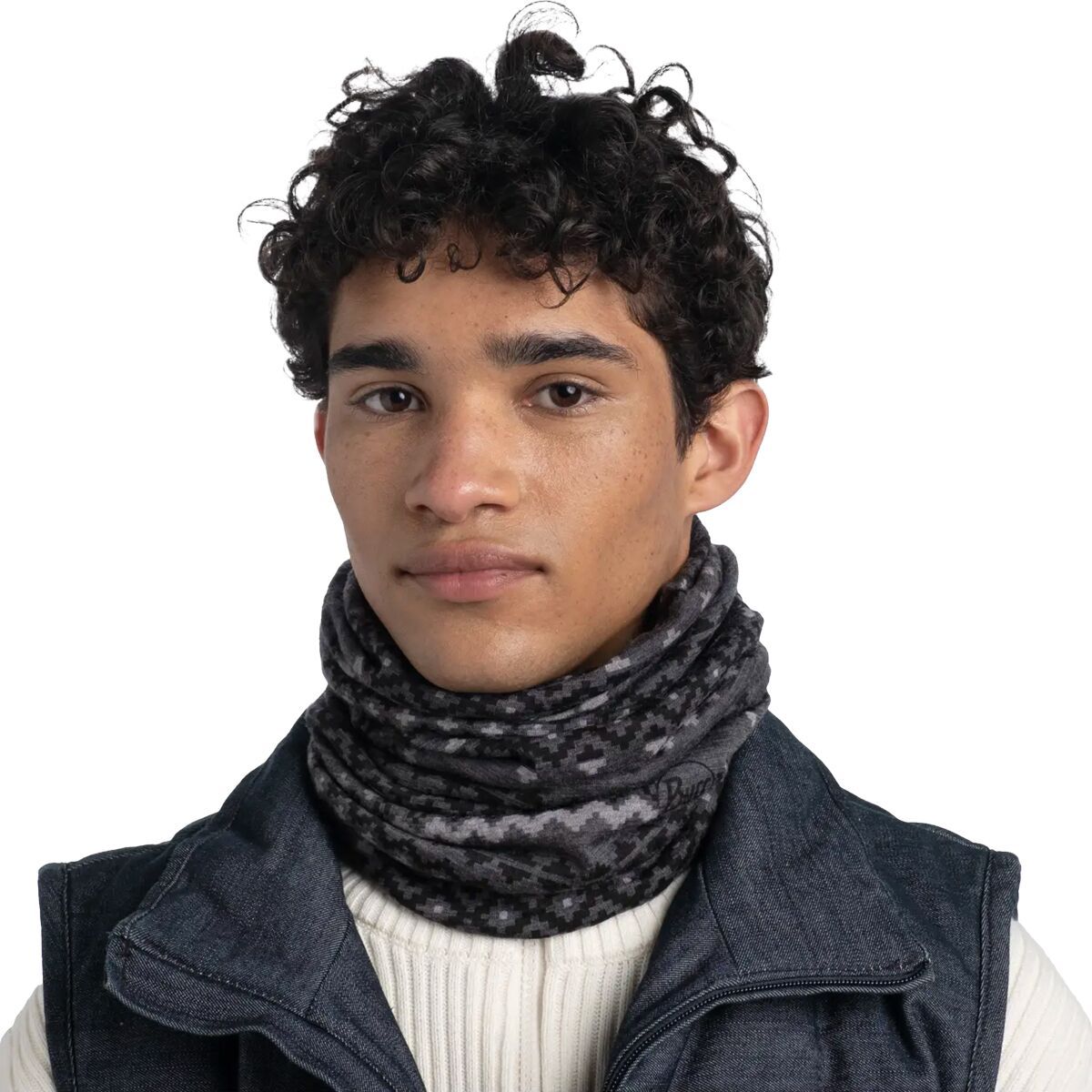 メンテナンス BLACK HYBRID WOOL BUFF 5inch Buff Lightweight Merino Wool Multifunctional Headwear - Accessories