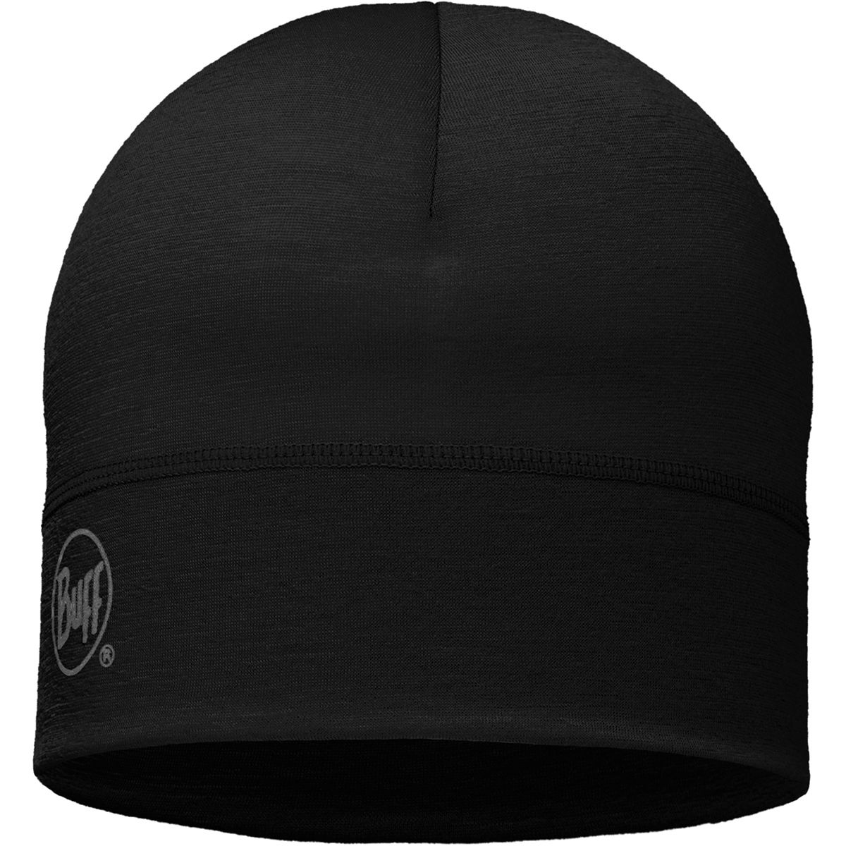 Buff Buff Lightweight Merino Wool Beanie Black, One Size