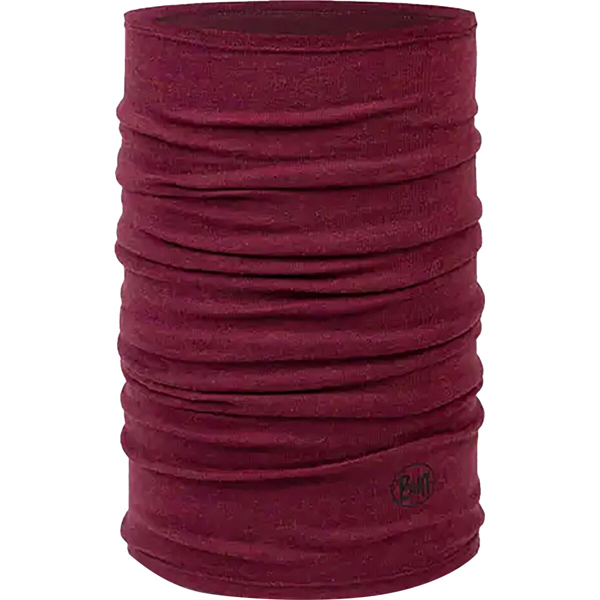 Image of Buff Midweight Merino Wool Buff Melange Tibetan Red, One Size