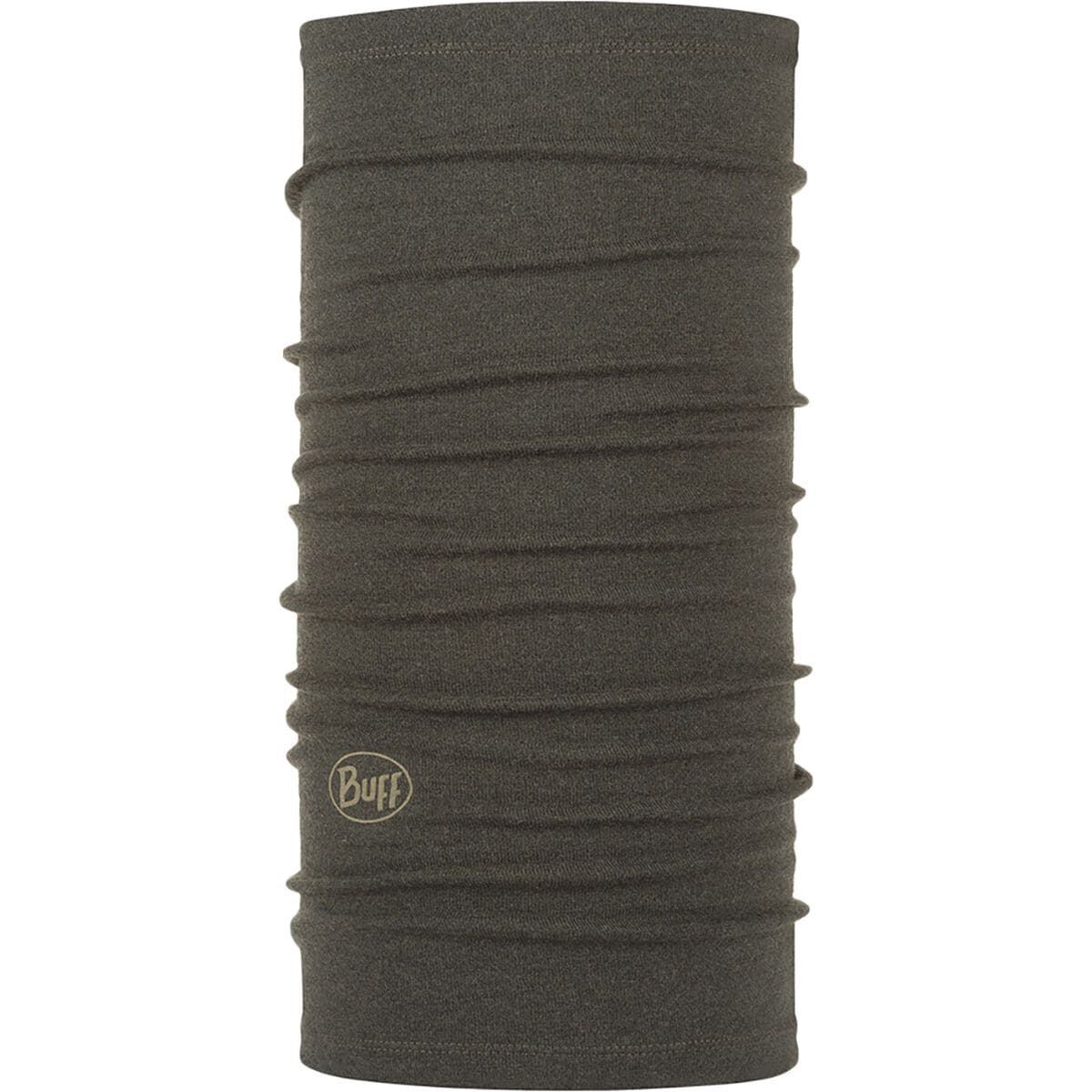 Image of Buff Midweight Merino Wool Buff Solid Bark, One Size