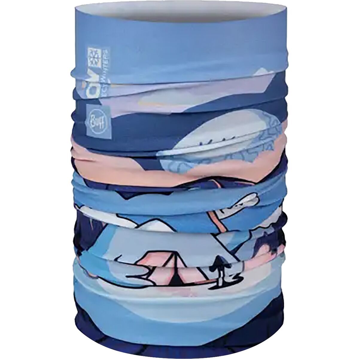 Image of Buff Junior Original Buff - Kids' Pow Riam Blue, One Size